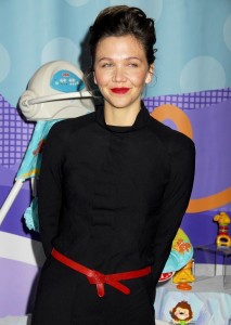 Maggie Gyllenhaal arrival at Fisher-Price's donation for the Wildlife Conservation Society