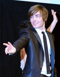 Zac Efron during the High School Musical 3 Senior Year premiere at Shinagawa Stellar Ball at the Prince Hotel on January 28th 2009, in Tokyo, Japan