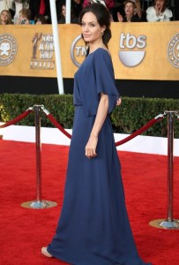 Angelina Jolie at the SAG Awards in Los Angeles, California