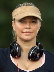 Fergie working out in Brentwood, Los Angeles on Saturday afternoon, 30th January 2009