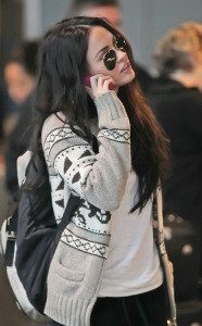 Megan Fox talking on the phone