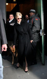 Renee Zellweger outside the ABC Studios for Goodmorning America interview