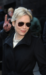 Renee Zellweger outside the ABC Studios for Goodmorning America interview