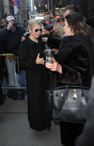 Renee Zellweger outside the ABC Studios for Goodmorning America interview