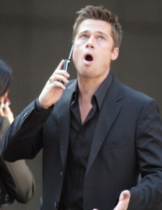 Brad Pitt brad pitt commercial for Japanese cell phone company Softbank