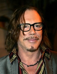 Mickey Rourke face closeup recent picture