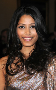 Freida Pinto at the 61st Annual DGA Awards held at the Hyatt Regency Century Plaza   Press Room in Los Angeles, California on the 31st of January, 2009