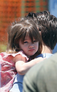 Tom Cruise with Suri in Brazil