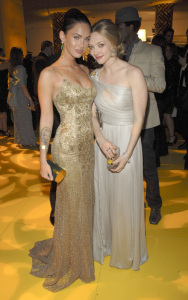 Melissa George and Megan Fox at the Golden Globe Awards 2009