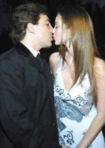 Gabriela Bo with her ex-husband Cristian Castro