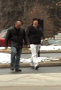 Michael Phelps recent public appearance after the bong picture scandal arriving at a Baltimore swimming complex on the 3rd of February 2009