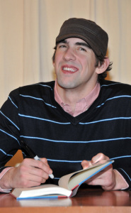 Michael Phelps at Barnes and Noble bookstore in New York City for his new book No Limits The Will to Succeed