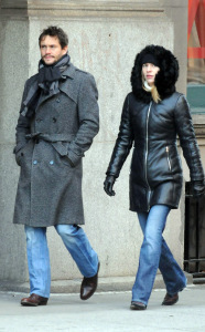 Claire Danes pics with her boyfriend Hugh Dancy out on a walk in New York City on Friday January 9th 2009