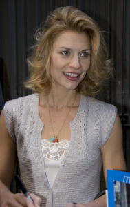 Claire Danes large hair style