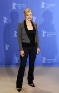 Kate Winslet arrives at the 59th International Berlin Film Festival in Germany