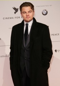 Leonardo DiCaprio attends the Cinema For Peace ceremony