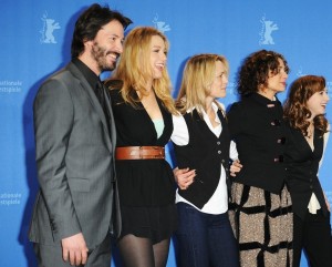 Blake Lively and Keanu Reeves at the 2009 Berlin Film Festival