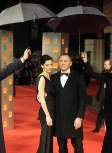 Daniel Craig and Satsuki Mitchell arrive at the 2009 BAFTA Awards