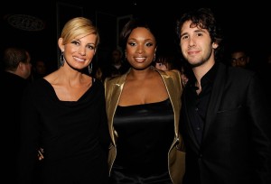 Jennifer Hudson with Faith Hill and Josh Groban