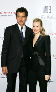 Clive Owen and Naomi Watts at the premiere of The International on February 9th 2009 in New York City