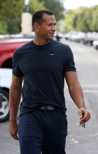 Alex Rodriguez was spotted on his way to a fitness gym in Miami Florida earlier today on February 10th 2009