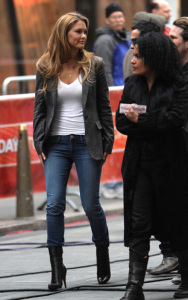 Bar Refaeli visits the Today Show in Rockefeller Plaza on February 10th 2009 1