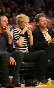 Drew Barrymore at the LA Lakers game  at Staples Center in downtown Los Angeles  California yesterday 11th february 2009 1