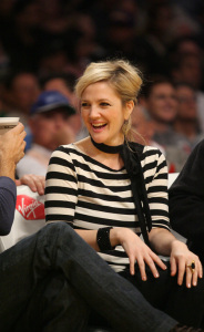 Drew Barrymore at the LA Lakers game  at Staples Center in downtown Los Angeles  California yesterday 11th february 2009 4