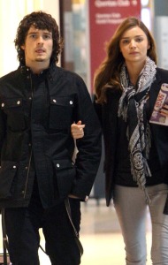 Orlando Bloom and Miranda Kerr at the Sydney Airport in Australia on February 12th 2009