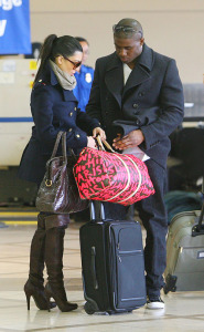 Kim Kardashian and her boyfriend Reggie Bush