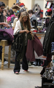 Shenae Grimes shopping at a vintage clothing shop and at Kitson Kids on Robertson Boulevard in Beverly Hills on February 12th 2009 4