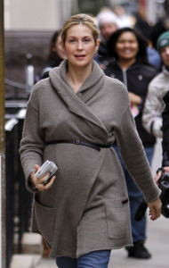 Kelly Rutherford arrives to the filming set of Gossip Girl in New York City on February 12th 2009 3