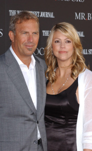 Kevin Costner and his wife Christine Baumgartner 2