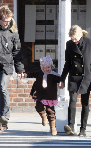 Michelle Williams seen with a friend and her daughter Matilda Rose Ledger on the streets of Brooklyn after getting coffee at a local cafe in new york city on february 13th 2009 3