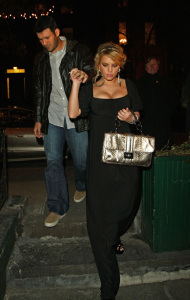 Jessica Simpson and boyfriend Tony Romo out for dinner