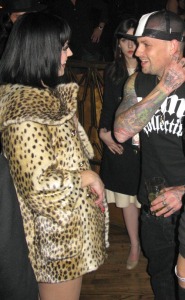 Katie Perry and Benji Madden hanging out after her performance at Wasted Space at the Hard Rock Hotel And Casino  Las Vegas on February 14th 2009 1