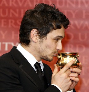 James Franco attends the roast by Harvards student drama group on February 13th 2009 3