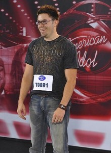 Danny Gokey picture when first auditioning for American Idol