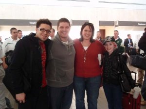 Danny Gokey together with Alexis Grace and Michael Sarver