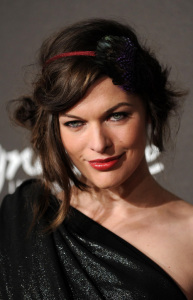 Milla Jovovich at the Montblanc Signature For Good charity event in Hollywood California on February 20th 2009