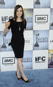 Ellen Page attends the 2009 Film Independents Spirit Awards in Santa Monica on Saturday evening on February 21st 2009