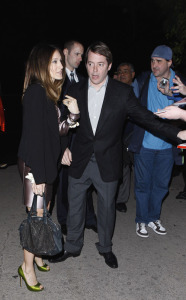 Sarah Jessica Parker with Matthew Broderick attend the Women in Film 2nd Annual pre Oscar Cocktail Party held at a private residence in Bel Air Los Angeles California