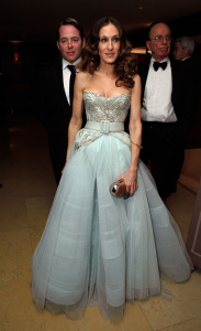 Sarah Jessica Parker and Matthew Broderick attend the 2009 Vanity Fair Oscar party hosted by Graydon Carter at the Sunset Tower Hotel on February 22nd 2009 in West Hollywood California