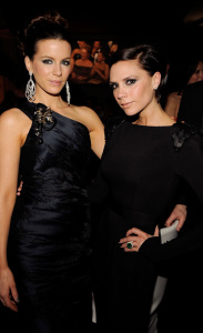 Victoria Beckham and Kate Beckinsale at the 17th Annual Elton John AIDS Foundation Oscar party held at the Pacific Design Center on February 22nd 2009 in West Hollywood California   Copy