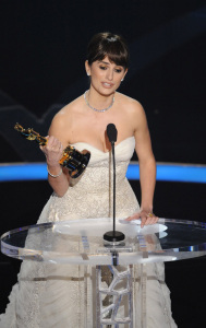 Penelope Cruz as the winner of the Best Supporting Actress at the 81st Annual Academy Awards held at The Kodak Theatre on February 22nd 2009 in Hollywood California