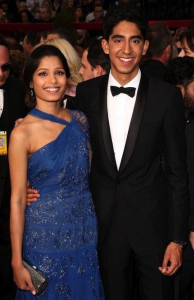 Dev Patel and Freida Pinto at the 81st Annual Academy Awards held at Kodak Theatre on February 22th 2009 in Los Angeles