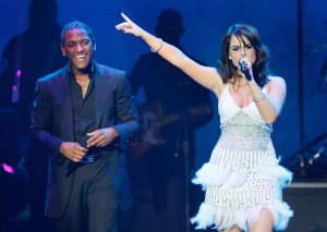 jojo and singer Lloyd perform a tribute to the Jacksons at the 8th Annual BMI Urban Awards on September 4th 2008 in Los Angeles California 3