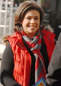 Rachael Ray arrives to the set of Rachael Ray On Ice at the Bryant Park skating rink on the 18th of January 2008