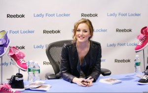 Leighton Meester at the Reebok Launch event in New York on March 7th 2009 1