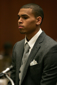 Chris Brown at the Superior Court of Los Angeles County on March 5th 2009 in Los Angeles California 5